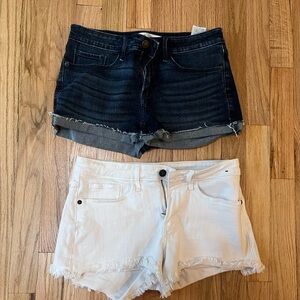 Women's Abercrombie and Fitch Jean shorts - set of two